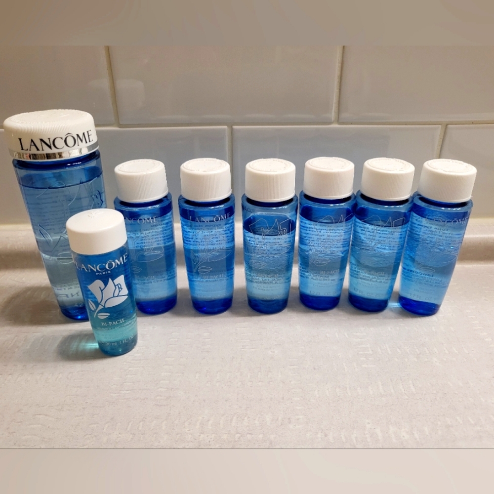 Lancome Bi-Facil eye makeup remover x8